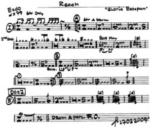 Sheet Music Reach - Gloria Estefan